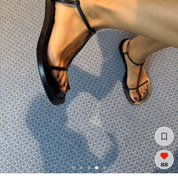 ISO Jil Sander Black Women's Sandals - Picture 2 of 5